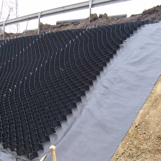 Fabrik niedriger Preis Auffahrt Straßenhangschutz HDPE Pflaster Kunststoff Kies Stabilisator Geocell Hersteller zum Verkauf