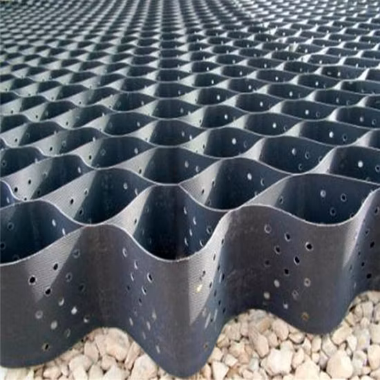 Strukturierte und perforierte HDPE-Kunststoff-Geozelle Herstellerpreis Kiesgitter Kiesstabilisator Geozelle